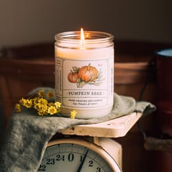 Finding Home Farms White Pumpkin Sage Scent Candle 11 oz