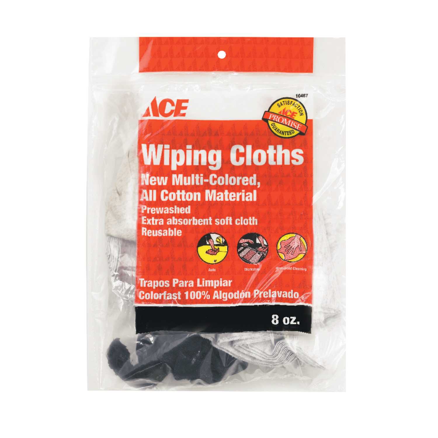Ace Cotton Cleaning Cloth 6 pk Ace Hardware