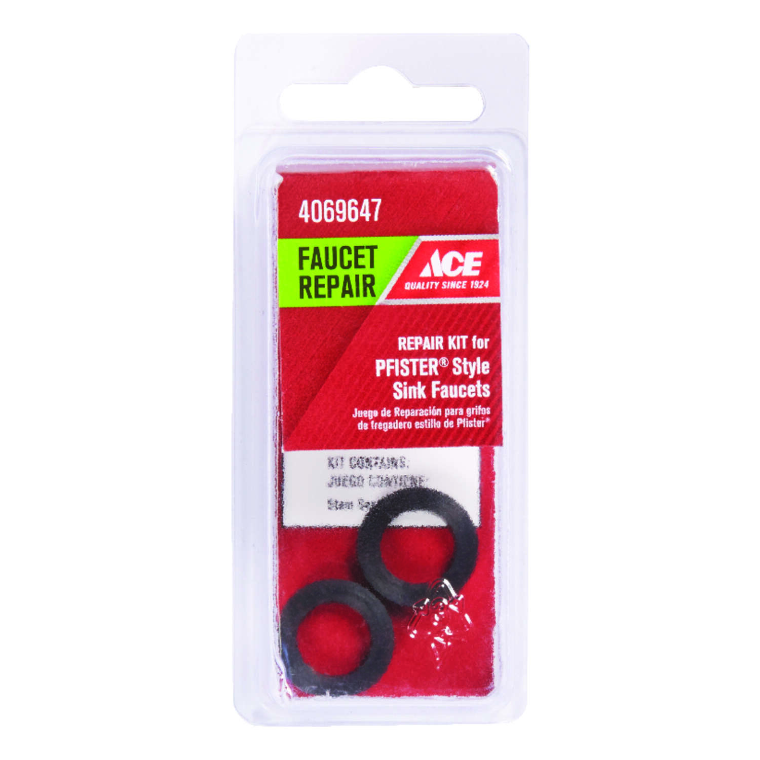 Rubber Faucet Washer 12 PIECE 2 BOXES OF 6  46101 Dia Ace 1/4 in 