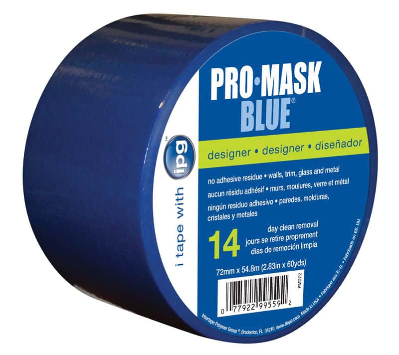 IPG ProMask 2.83 in. W x 60 yd. L Blue Medium Strength Masking Tape 1