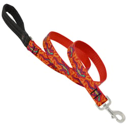 Lupine Pet Original Designs Multicolor Go Go Gecko Nylon Dog Leash