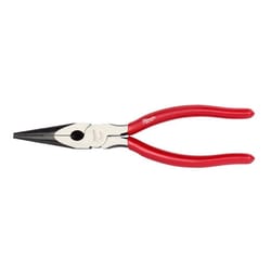 Milwaukee 8 in. Carbon Steel Long Nose Pliers