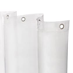 Kenney 72 in. H X 42 in. W Clear Shower Curtain Liner PEVA
