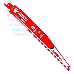 Diablo Demo Demon 9 in. Carbide Nail-Embedded Wood Reciprocating Saw Blade 5/7 TPI 1 pc