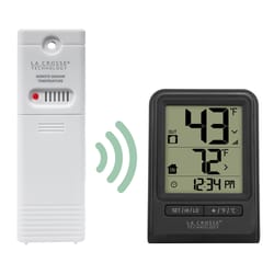 La Crosse Technology 140 deg Digital Thermometer 2.75 in. L X 0.05 in. W  Black - Ace Hardware