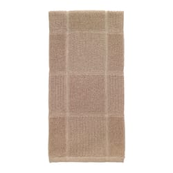 T-Fal Sand Cotton Checked Parquet Kitchen Towel 1 pk