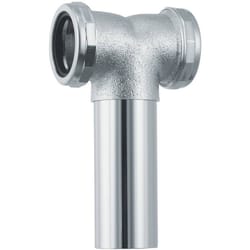 PlumbCraft 1-1/2 in. D Brass Drain Tee