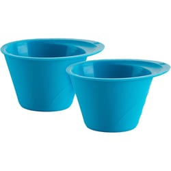 Trudeau Blue Silicone Butter Cups