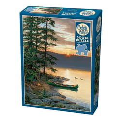 Cobble Hill Canoe Lake Jigsaw Puzzle 500 pc