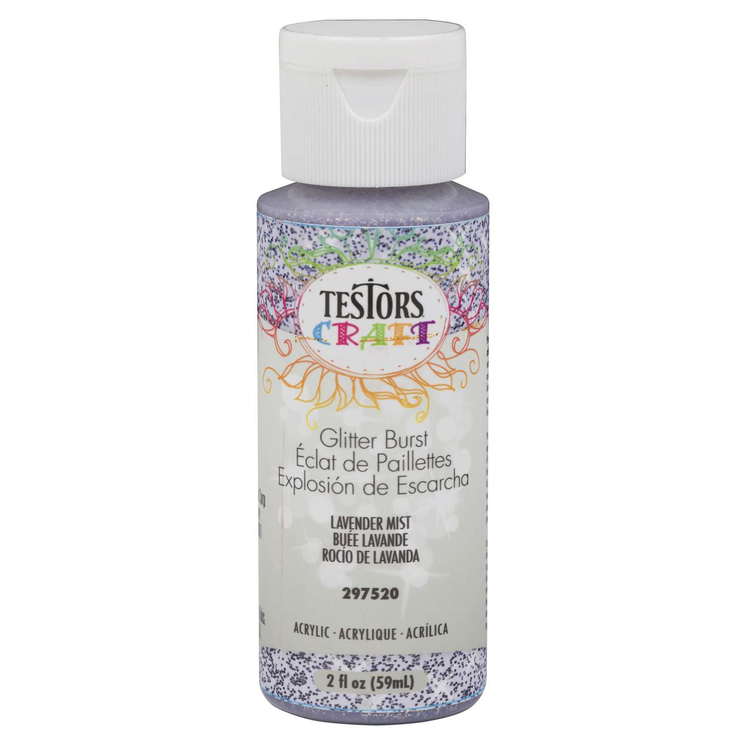 Testors Glitter Lavender Mist Craft Spray Paint 2 oz Ace Hardware