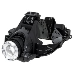 ATAK 500 lm Black LED Head Lamp 18650 Battery