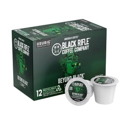 Black Rifle Coffee Company Beyond Black Caramel/Dark Chocolate/Nutty Coffee K-Cups 12 pk