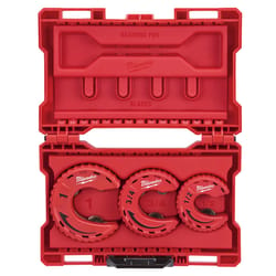 Milwaukee Close Quarters Tubing Cutter Set Red 3 pc