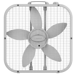 Lasko 21-3/4 in. H X 20 in. D 3 speed Box Fan