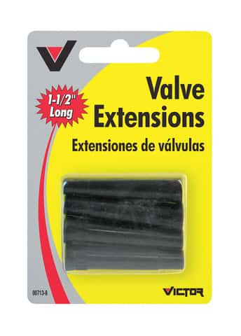 Victor Plastic Tire Valve Extension, 4-pcs, 1-1/2-in