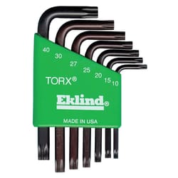 Eklind Bright Torx Assorted Short Arm Torx L-Key Set 7 pc