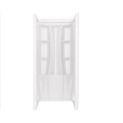 Delta Classic 500 73-1/4 in. H X 32 in. W X 32 in. L White Shower Wall