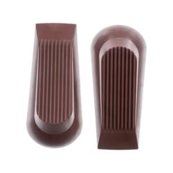 Ace 5 in. L Rubber Brown Wedge Door Stop Mounts to floor 0 in.