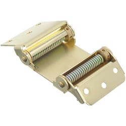 Ace 3 in. L Bright Brass Self Closing Hinge 2 pk