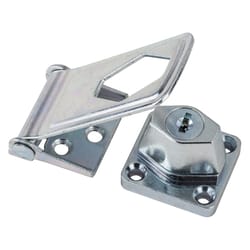 National Hardware Zinc-Plated Steel 3.5 in. L Keyed Hasp Lock 1 pk