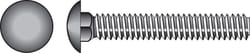 HILLMAN 1/4 in. X 4-1/2 in. L Hot Dipped Galvanized Steel Carriage Bolt 100 pk