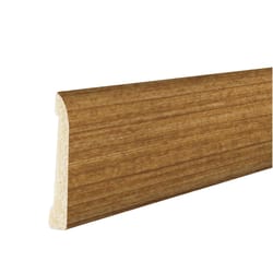 Inteplast Building Products 7/16 in. H X 1-15/16 in. W X 7 ft. L Prefinished Russet Polystyrene Casi