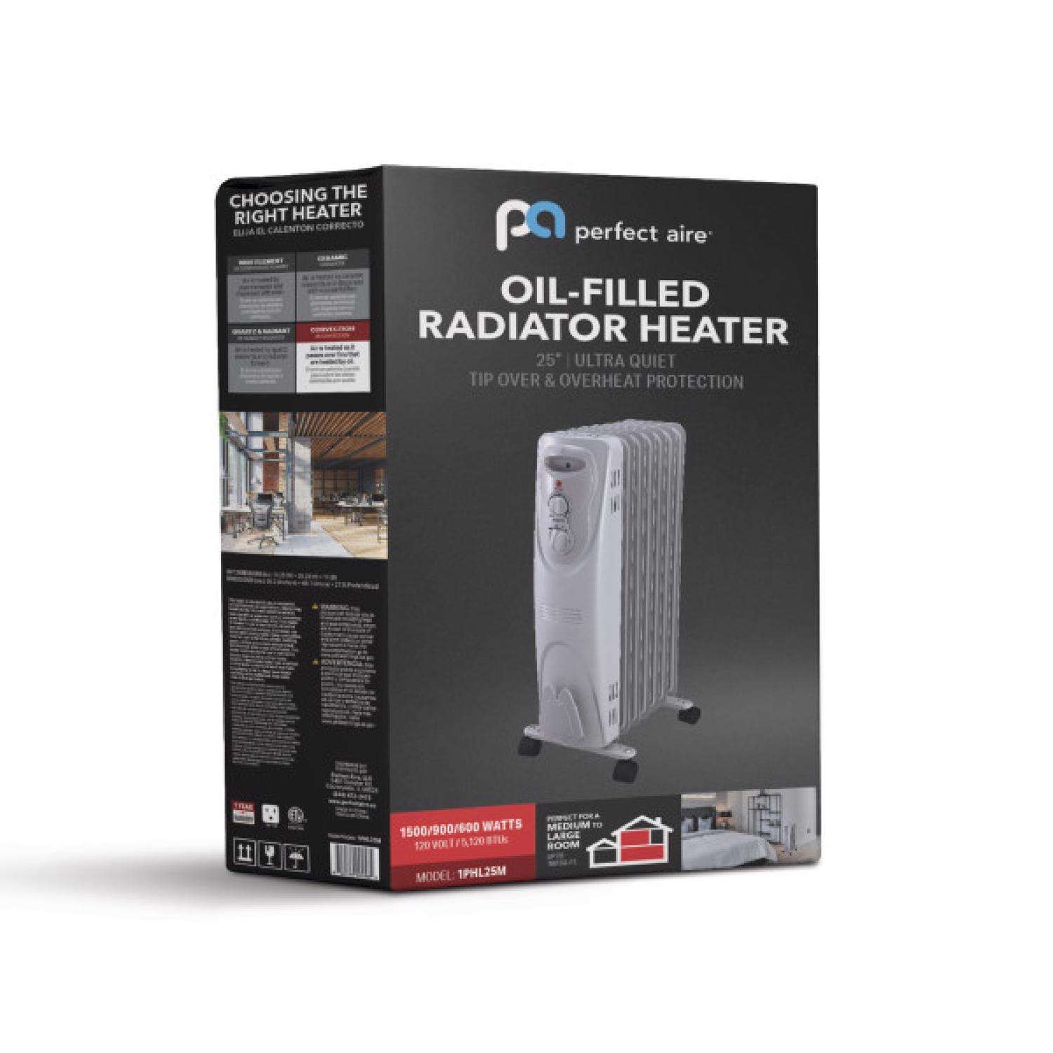 Perfect Aire 5120 Btu/h 160 sq ft Oil Filled Electric Heater - Ace Hardware