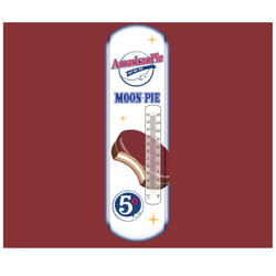 MoonPie American Pie Thermometer Metal White