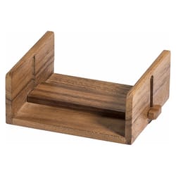 Kalmar Home Napkin Holder Acacia Wood Brown