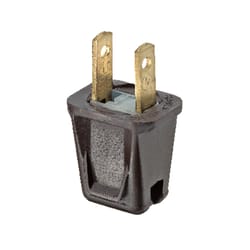 Leviton Easy-To-Wire Commercial and Residential Thermoplastic Non-Polarized Plug 1-15P 20-18 AWG 2 P