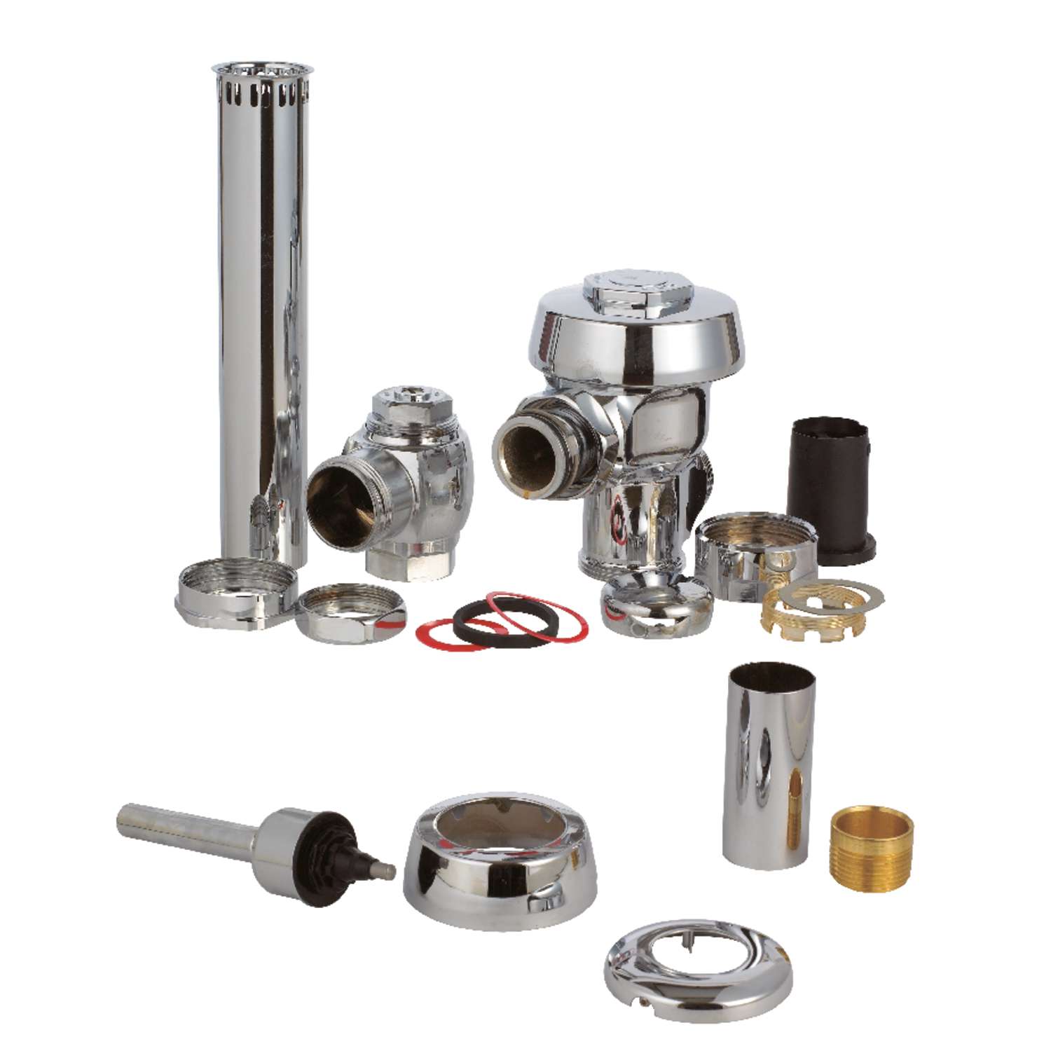 Sloan Royal Flush Valve Silver Polished Chrome Brass Ace Hardware