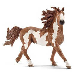 Schleich Farm World Pinto Stallion Toy Brown/White