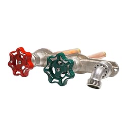 Prier 1/2 in. MPT in. X 1/2 in. Sweat Anti-Siphon Brass Freezeless Wall Hydrant