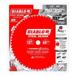 Diablo Steel Demon 12 in. D X 1 in. Cermet Metal Saw Blade 60 teeth 1 pk