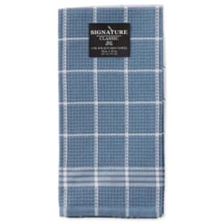 Kane Home Blue Cotton Waffle Weave Kitchen Towel 2 pk