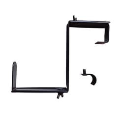 Living Accents Black Steel Adjustable Plant Bracket 1 pk