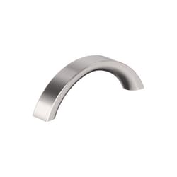Amerock Everyday Basics Parabolic Cabinet Pull 3 in. Satin Nickel Silver 1 pk