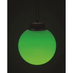 Xodus Innovations Green Plastic 6 in. H LED Patio Globe