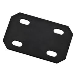 National Hardware 4.7 in. H X 3 in. W X 0.125 in. D Black Carbon Steel Flat Mending Plate