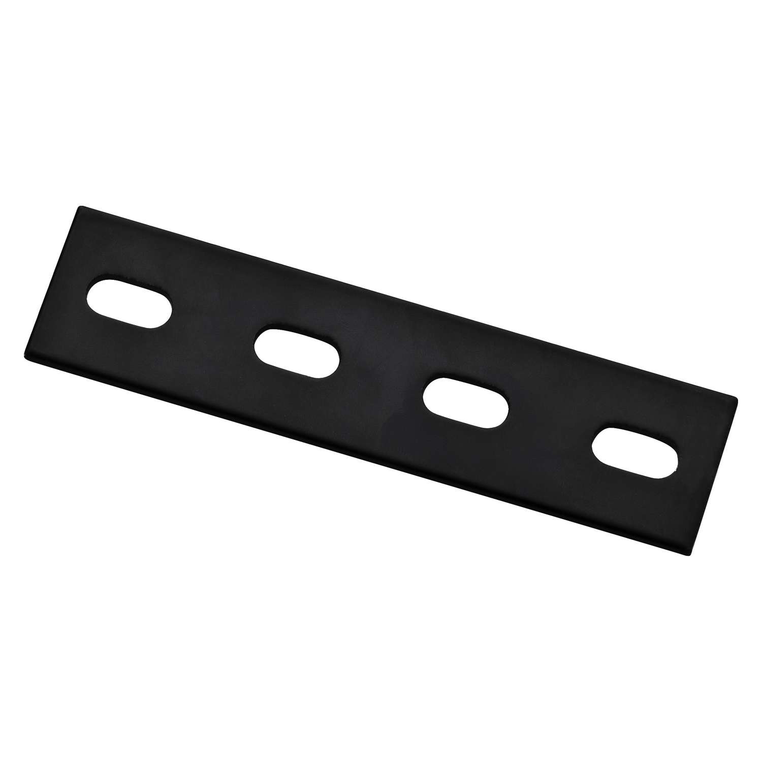 National Hardware 6 in. H x 1.5 in. W x 0.125 in. D Black Carbon Steel