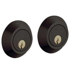 Baldwin Estate Oil Rubbed Bronze Brass Double Cylinder Deadbolt