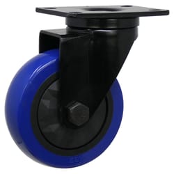 Shepherd Hardware Blue Diamond 4 in. D Swivel Thermoplastic Caster 300 lb 1 pk