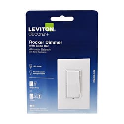 Leviton Decora Multicolored 600 W Rocker Dimmer Switch 1 pk