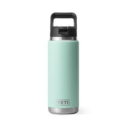 YETI Rambler 26 oz Seafoam BPA Free Bottle with Straw Cap