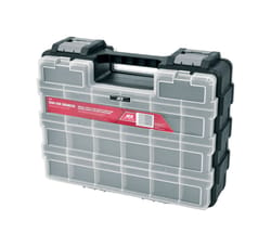 Ace 11-7/16 in. W X 14-9/16 in. H Double-Sided Organizer Plastic 18 compartments Gray