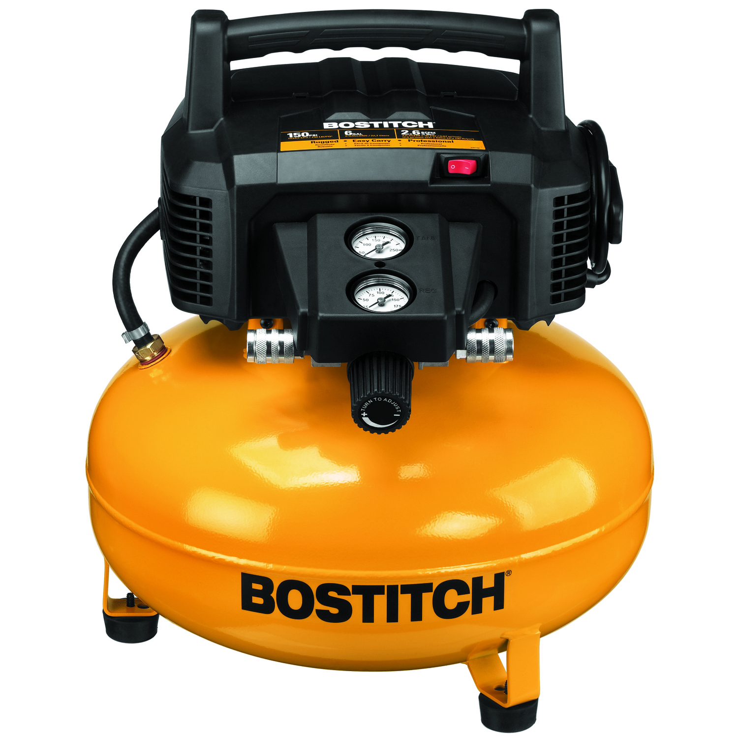 Photos - Air Compressor Bostitch 6 gal Pancake Portable  150 psi 1.1 HP BTFP02012 