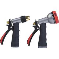 Home Plus 7 Pattern Adjustable Multi-Pattern Metal Hose Nozzle Set