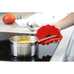 Charles Viancin Red Silicone Poppy Trivet