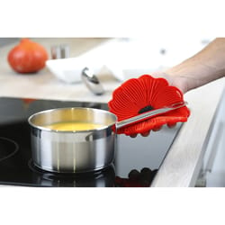 Charles Viancin Red Silicone Poppy Trivet