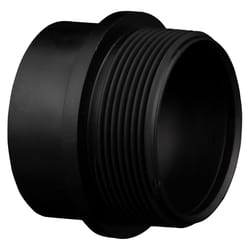 Charlotte Pipe 2 in. Spigot X 2 in. D Hub ABS Male Adapter